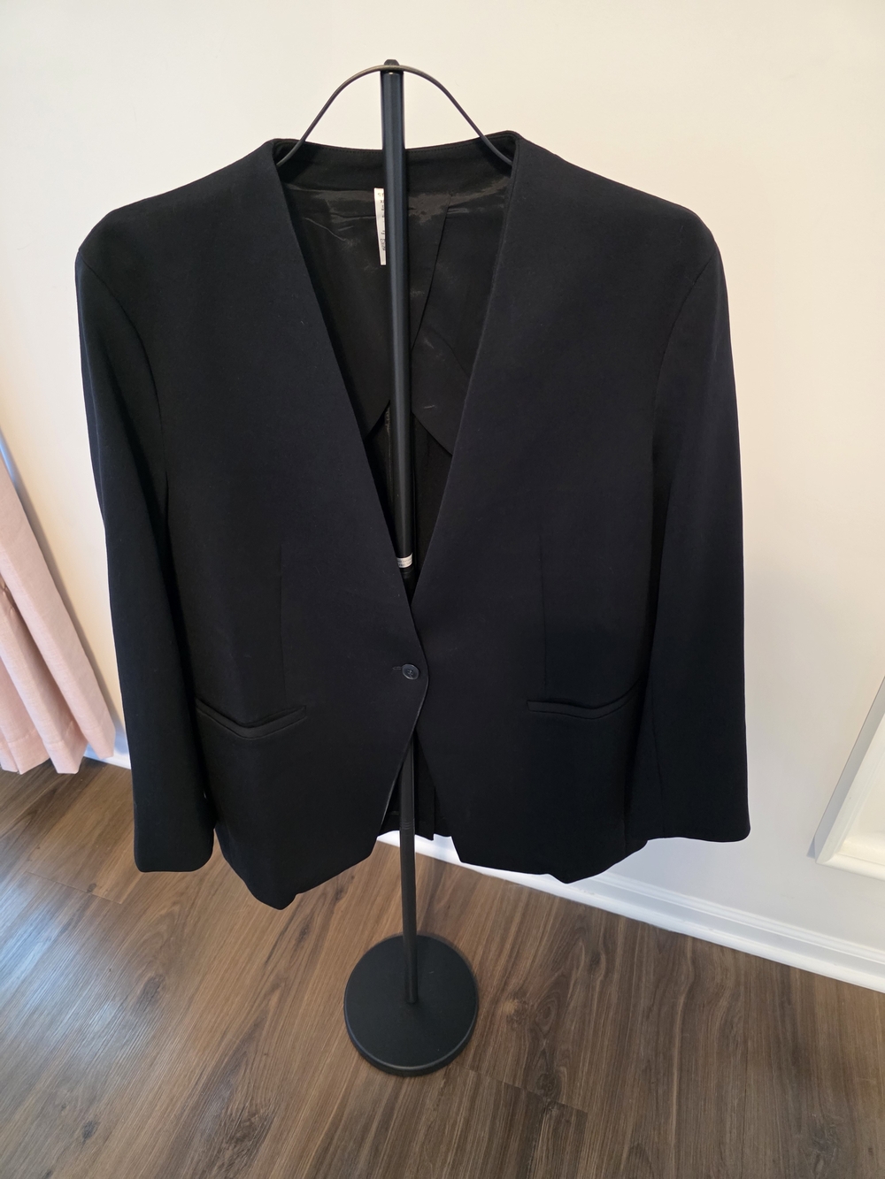 SPANX Perfect Ponte Black Suit Set Blazer + Slim Straight Pants XL